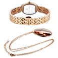 Titan Raga Memoirs Quartz Analog Mother Of Pearl Dial Rose Gold Metal Strap Oval Shaped Watch For Women - image number 5