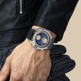 Titan Men's Metropolitan Charm: Men's Multifunctional Blue Watch with Leather Strap - image number 4