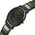 Titan Edge Melange Slim Steel & Ceramic Strap Green Dial Analog Watch For Men - image number 3