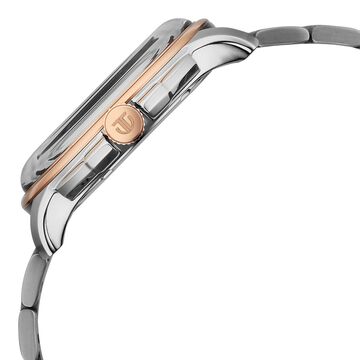 Titan Classique Four Eye Multifunction Analog with Blue Dial Silver Stainless Steel Strap Watch for Men