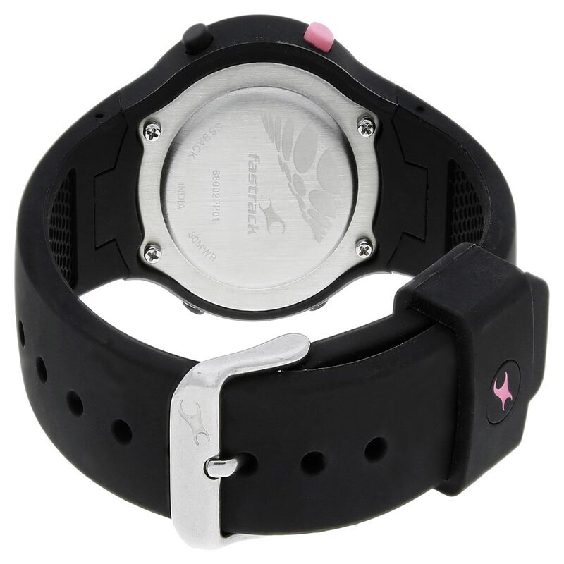 Fastrack Digital Grey Dial Plastic Strap Watch for Girls - image number 3