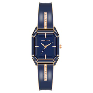 Anne Klein Quartz Analog Blue Dial Stainless Steel Strap Watch for Women