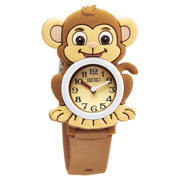 Zoop By Titan Friends from Nature Quartz Analog Brown Dial Plastic Strap Watch For Kids