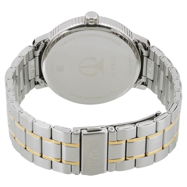 Titan Regalia Baron Silver Dial Analog with Day and Date Stainless Steel Strap watch for Men - image number 3