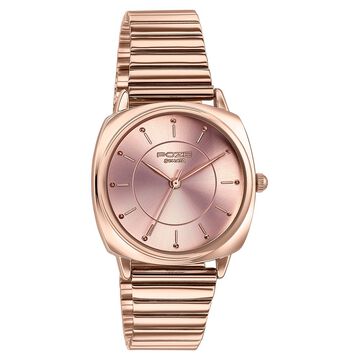 Sonata Poze Quartz Analog Rose Gold Dial Rose Gold Colour Stainless Steel Strap Watch For Women