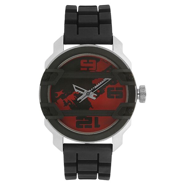 Fastrack Quartz Analog Red Dial Plastic Strap Watch for Guys - image number 0