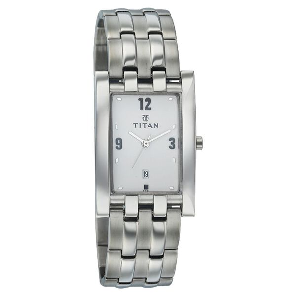 Titan Quartz Analog with Date White Dial Watch for Men - image number 0