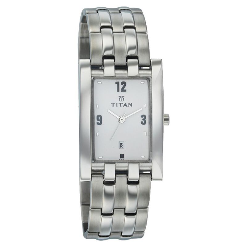 Titan Quartz Analog with Date White Dial Watch for Men