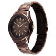 Vyb Drift By Fastrack Quartz Analog Brown Dial Brown Stainless Steel Strap Watch For Guys - image number 4