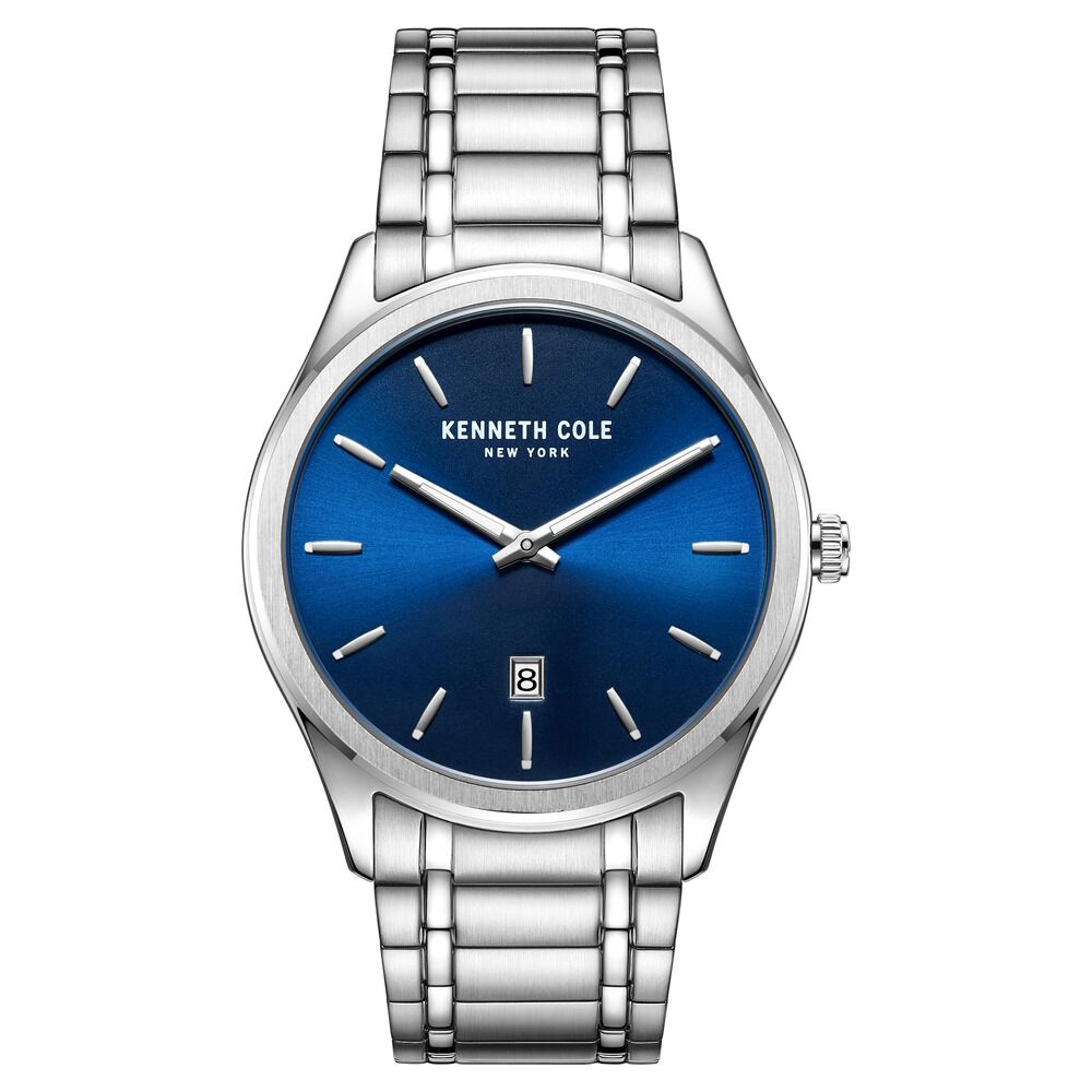 Buy Online Kenneth Cole Analog Blue Dial Watch for Men nckc51117001mnw Titan