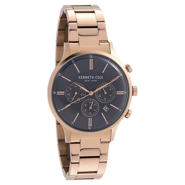 Kenneth Cole Quartz Multifunction Blue Dial Stainless Steel Strap Watch for Men - image number 1