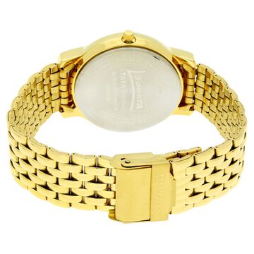 Sonata Quartz Analog with Day and Date White Dial Stainless Steel Strap Watch for Men