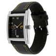 Sonata Quartz Analog Black Dial Leather Strap Watch for Men - image number 1