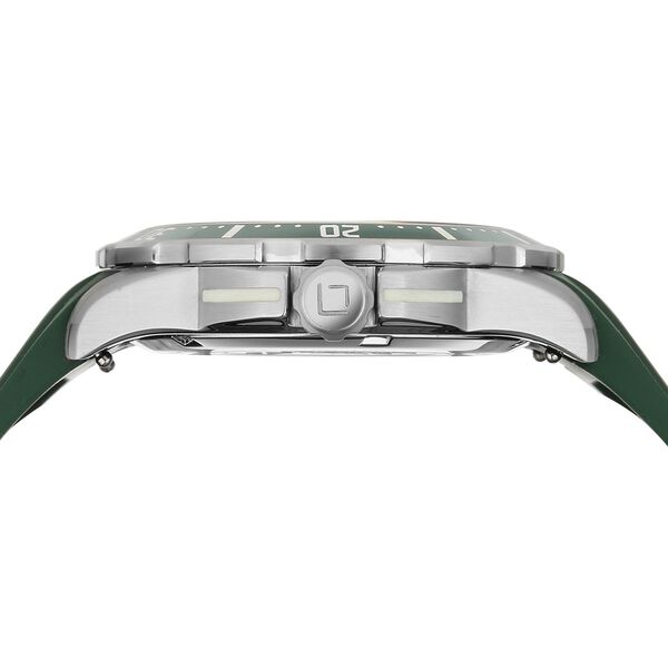Xylys DiveX Quartz Analog Green Dial with Green Silicone Strap Watch for Men - image number 5