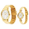 Sonata Quartz Analog Silver Dial Stainless Steel Strap Watch for Couple - image number 1