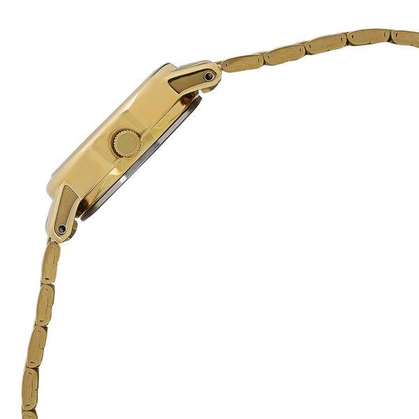 Titan Quartz Analog Champagne Round Dial Golden Stainless Steel Strap Watch For Women - image number 2