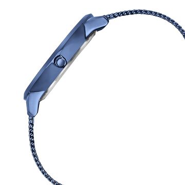 Sonata Poze Quartz Analog Blue dial Metal Strap Watch for Men