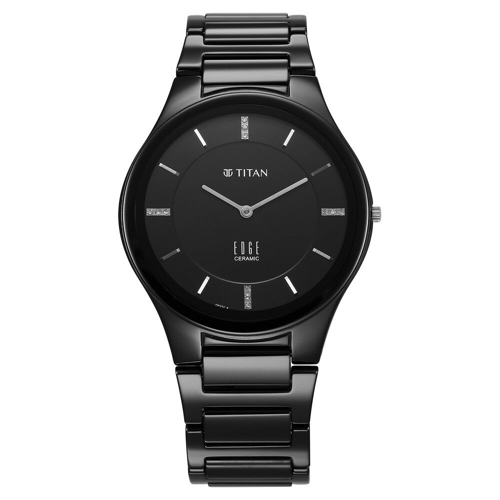 Titan edge black watches 2025