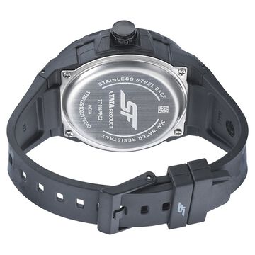 SF Turbo Quartz Analog Multicoloured Dial PU Strap Watch for Men