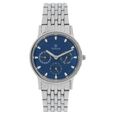 Titan Quartz Multifunction Black Dial Leather Strap Watch for Women