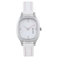 Sonata Quartz Analog Silver Dial Leather Strap Watch for Women