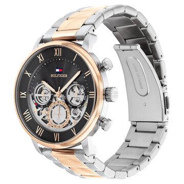 Tommy Hilfiger Quartz Multifunction Grey dial Stainless Steel Strap Watch for Men