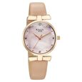 Titan Raga Showstopper Quartz Analog Pink Dial Leather Strap Watch For Women - image number 1