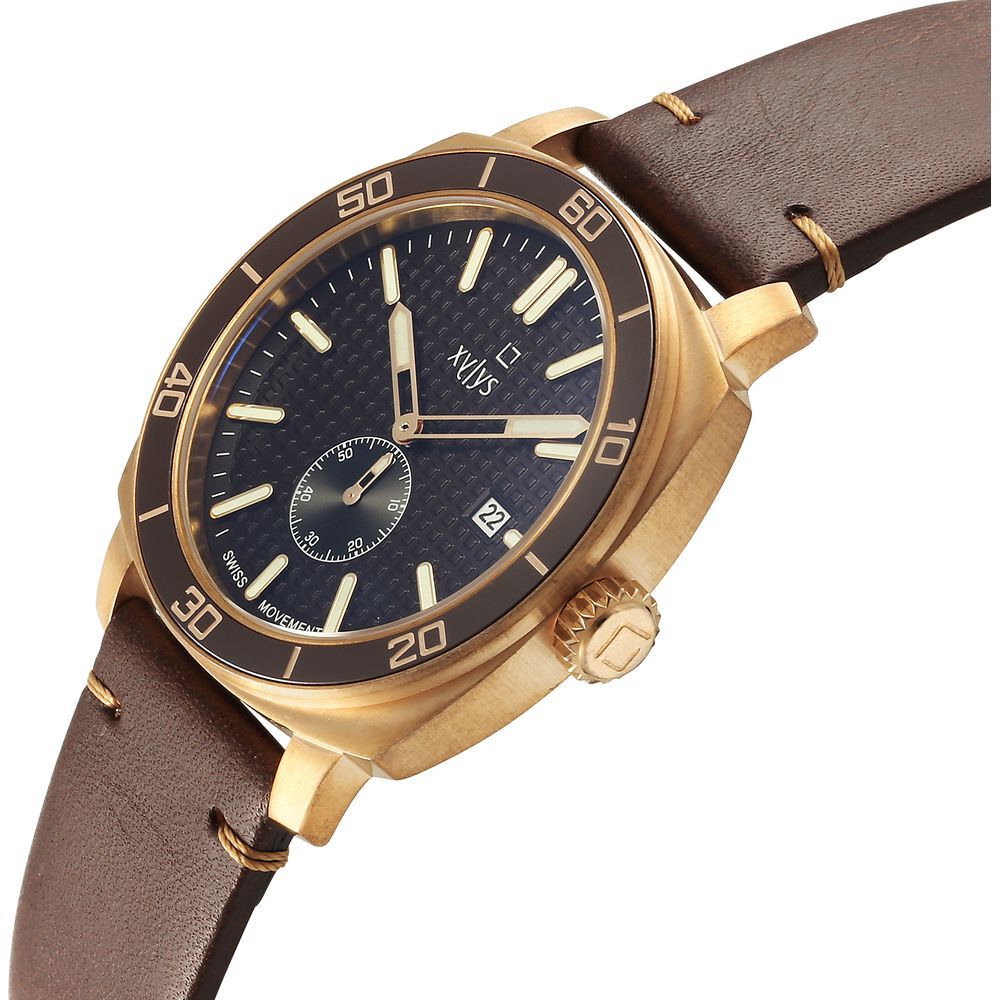 ︎︎⟡ Buy Online Xylys Quartz Analog Brown Dial Brown Leather Strap