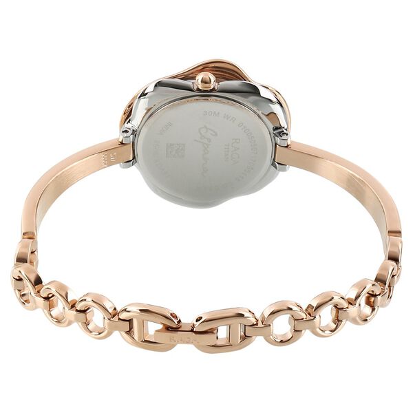 Titan Quartz Analog Mother Of Pearl Dial Watch for Women - image number 3