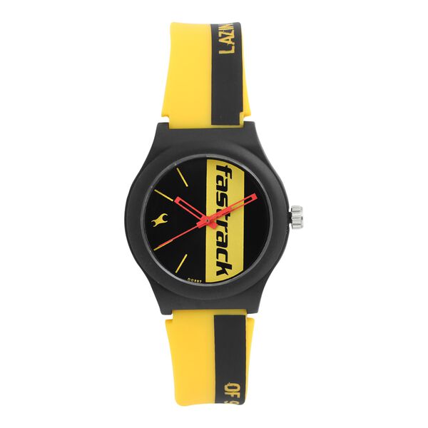 Wrist Watch Yellow Fastrack Watch Buy Online Fastrack Quartz