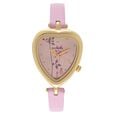 Sonata Quartz Analog Pink Dial Leather Strap Watch for Women