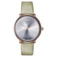 Sonata Sleek Quartz Analog Black Dial Black Leather Strap Watch for Women