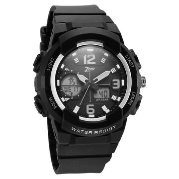 Zoop By Titan Quartz Analog Digital Black Dial Plastic Strap Watch for Kids