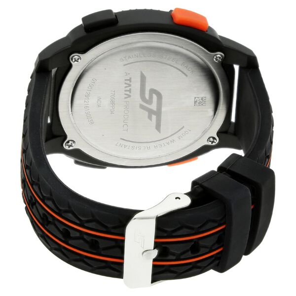 SF Carbon Series Digital Dial Unisex Watch With Plastic Strap - image number 3