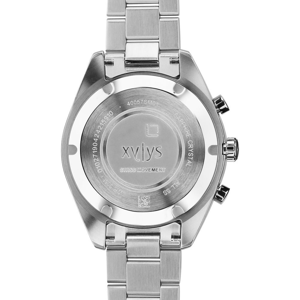 ◆sato_9615◆ Buy Online Xylys Velocita Swiss Chronograph Stainless Steel Black