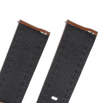 22 mm Brown Genuine Leather Straps for Men