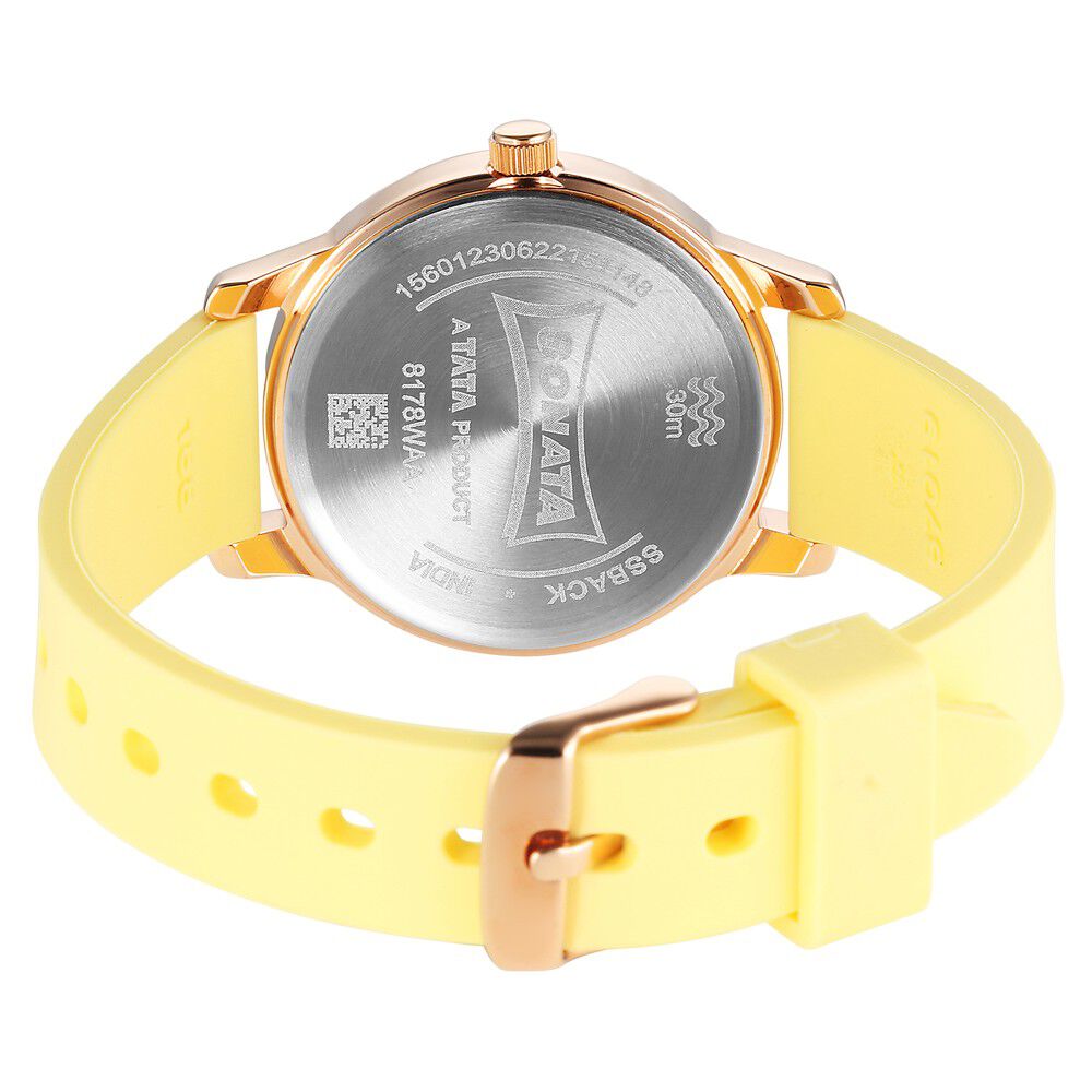 Buy Online Sonata Splash Silver Dial Women Watch With Plastic