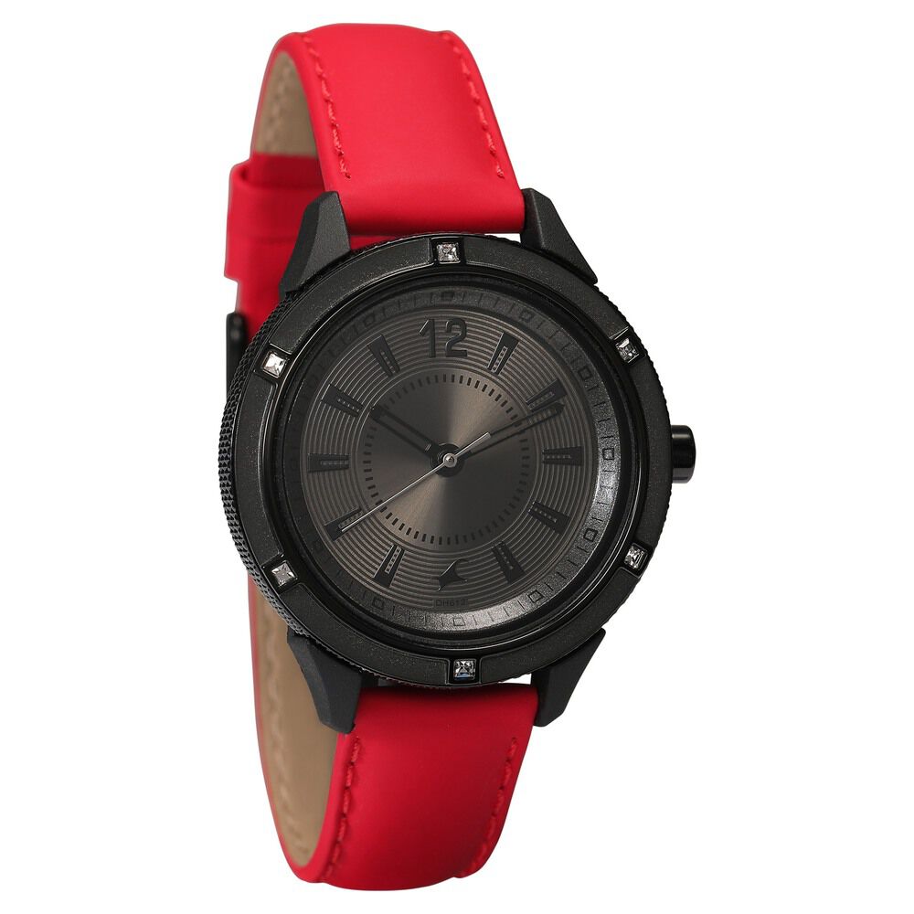 Fastrack red colour watch outlet