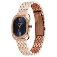 Titan Purple Glamour Quartz Analog Blue Dial Rose Gold Stainless Steel Strap Watch For Women - image number 4