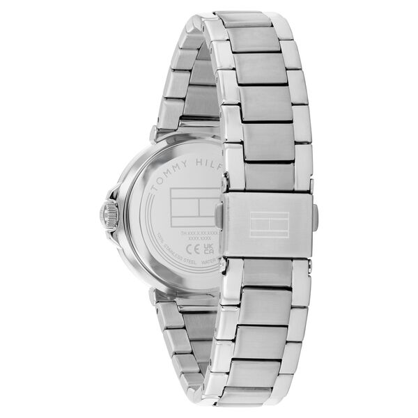Tommy Hilfiger Quartz Analog Green Dial Silver Stainless Steel Strap Watch For Women - image number 2