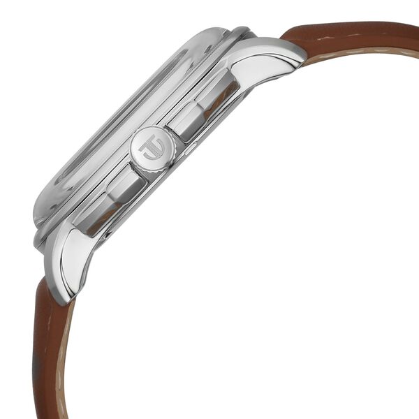 Titan Classique Four Eye Multifunction Analog with Salmon Dial Tan Brown Leather Strap Watch for Men - image number 3