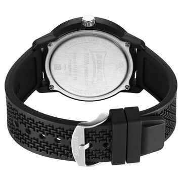Sonata Volt Quartz Analog Black Dial Polyurethane Strap Watch for Men