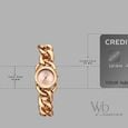 Vyb Diva By Fastrack Quartz Analog Rose Gold Dial Rose Gold Metal Strap Watch For Girls - image number 3