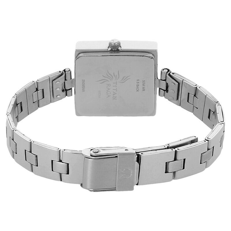 Buy Online Titan Quartz Analog with Date Silver Dial Stainless Steel