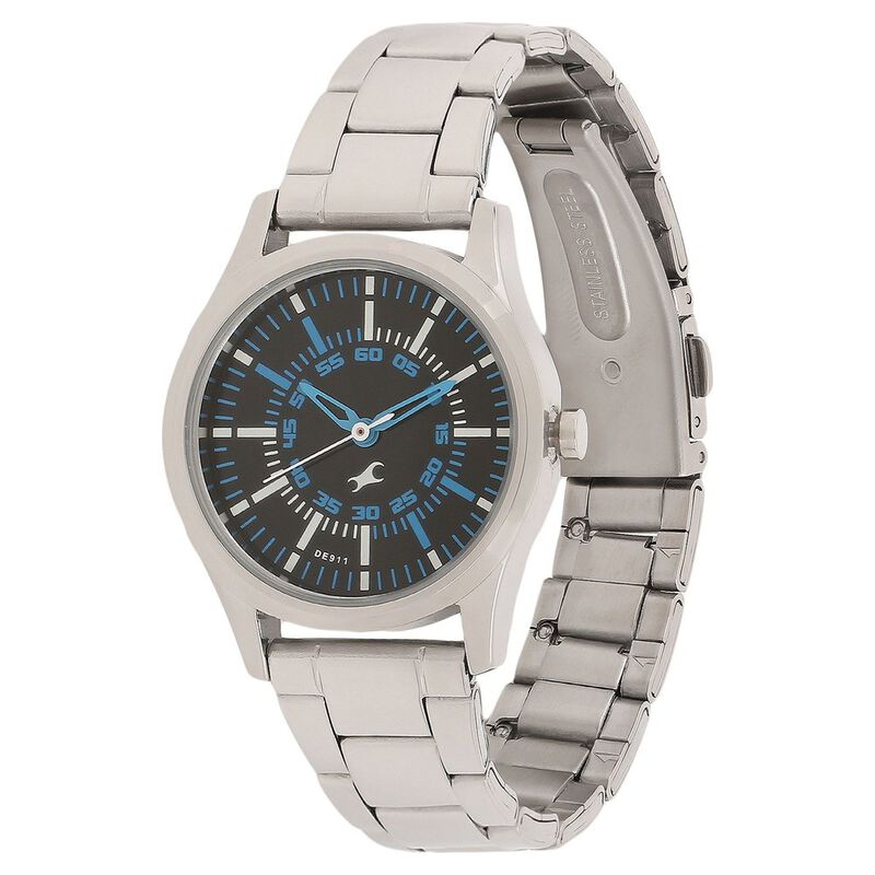 Fastrack Quartz Analog Black Dial Metal Strap Watch for Girls - image number 1