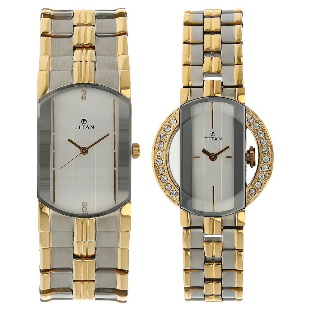 Titan watch 2025 couple set price
