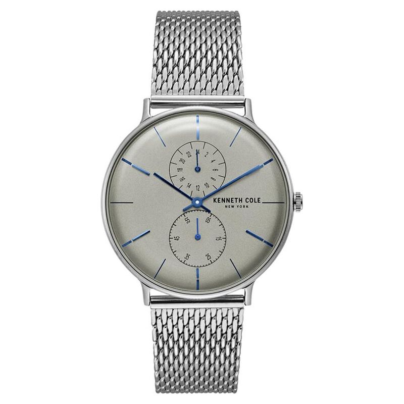 Kenneth Cole Quartz Multifunction Grey Dial Stainless Steel Strap Watch for Men - image number 0