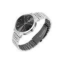 Titan Elegance Analog with Date by Hand and Dark Grey Dial Stainless Steel Strap Watch for Men - image number 3