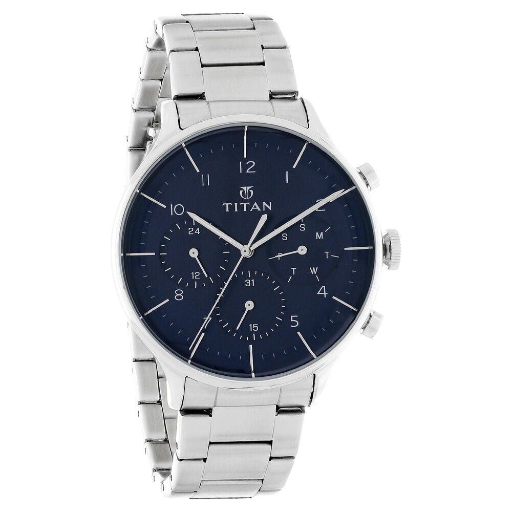 Titan watch online with blue dial