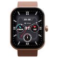 Titan Mirage with 4.97 cm AMOLED Display and AOD, Functional Crown, BT Calling Smartwatch with Black Leather Strap